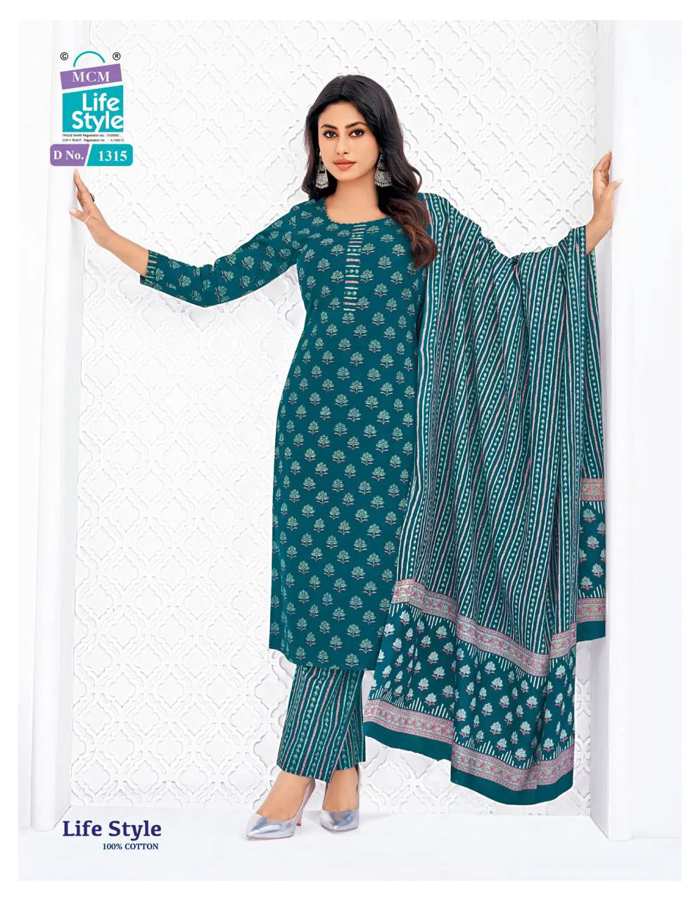Lifestyle Vol 13 By Mcm Pure Cotton Printed Kurti Pant With Dupatta Wholesale Market In Surat